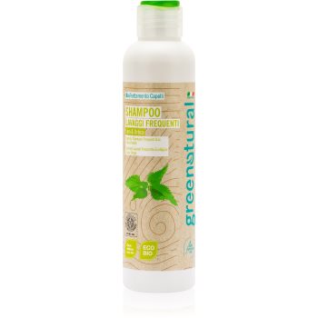 Greenatural Shampoo Linen & Nettle Sampon pentru toate tipurile de par