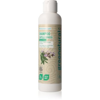 Greenatural Shampoo Sage & Nettle șampon pentru păr gras