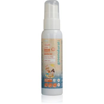 Greenatural Sunscreen Spray Kids SPF 50+ lotiune protectoare pentru plaja pentru copii