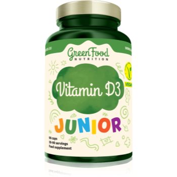 GreenFood Nutrition Junior Vitamin D3 vitamine pentru sprijinirea imunității, a creșterii și a dezvoltării optime a oaselor Mama și copilul, GreenFood Nutrition Junior Vitamin D3 vitamine pentru sprijinirea imunității, a creșterii și a dezvoltării optime a oaselor - Sellmag.ro