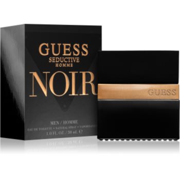 Guess Seductive Homme Noir Eau de Toilette pentru bărbați
