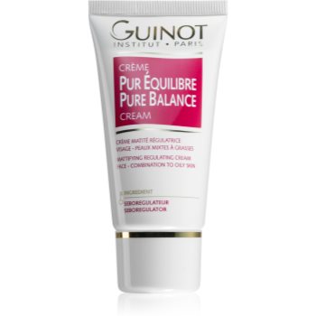 Guinot Pure Balance crema de standardizare pentru ten gras pentru a improspata porii si pielea cu aspect obosit