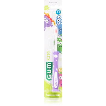 G.U.M Kids 2+ Soft periuță de dinți moale pentru copii G.U.M Cosmetice și accesorii