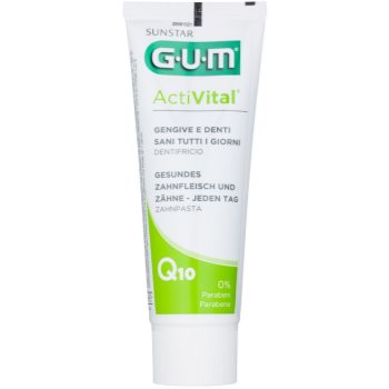 G.U.M Activital Q10 Pasta de dinti protectie complexa impotriva respiratiei mirositoare G.U.M Cosmetice și accesorii