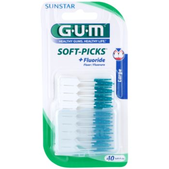 G.U.M Soft-Picks +Fluoride scobitoare mare G.U.M Cosmetice și accesorii
