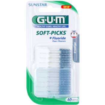 G.U.M Soft-Picks +Fluoride scobitoare x-large G.U.M Cosmetice și accesorii