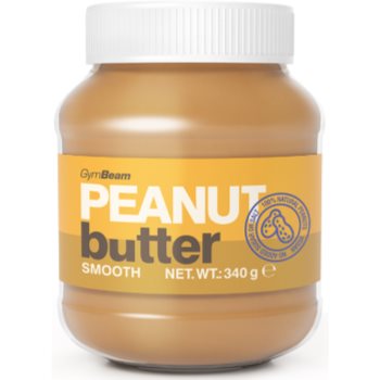 GymBeam Peanut Butter Smooth cremă de nuci 100 %