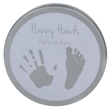 Happy Hands 2D Round Paint Print Kit set de mulaj pentru amprentele bebelușului