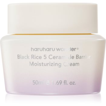 Haruharu Wonder Black Rice 5 Ceramide Barrier Moisturizing Cream cremă intens hrănitoare reface bariera protectoare a pielii