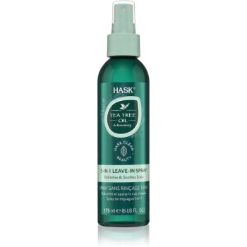 HASK Tea Tree Oil & Rosemary spray care nu necesita clatire pentru un scalp uscat, atenueaza senzatia de mancarime HASK Cosmetice și accesorii