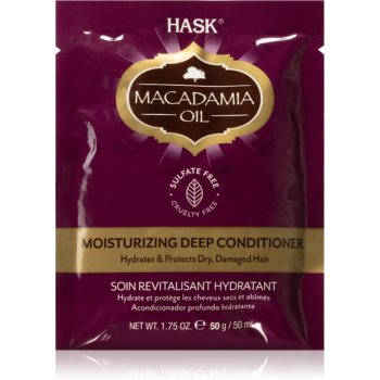 HASK Macadamia Oil balsam hidratant pentru par uscat, deteriorat si tratat chimic HASK Condiționere pentru păr