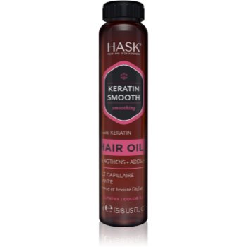 HASK Keratin Protein Smoothing Shine Oil Ulei nutritiv pentru păr pentru netezirea parului Uleiuri clasice pentru păr, HASK Keratin Protein Smoothing Shine Oil Ulei nutritiv pentru păr pentru netezirea parului - Sellmag.ro