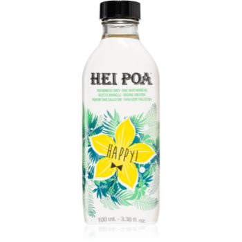 Hei Poa Tahiti Monoi Oil Happy ulei multifunctional pentru corp si par Hei Poa