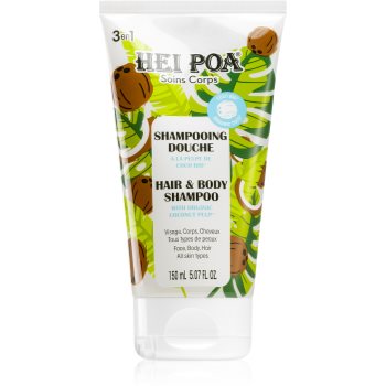 Hei Poa Organic Coconut Oil șampon cu ulei de nucă de cocos pentru corp si par Hei Poa