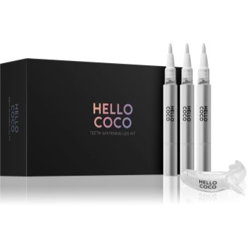 Hello Coco Teeth Whitening set de cosmetice pentru dinti imagine notino.ro