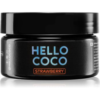 Hello Coco Strawberry cărbune activ pentru albirea dinților