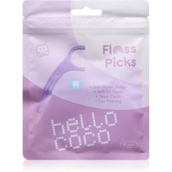 hello coco Floss Picks scobitori dentare cu filet