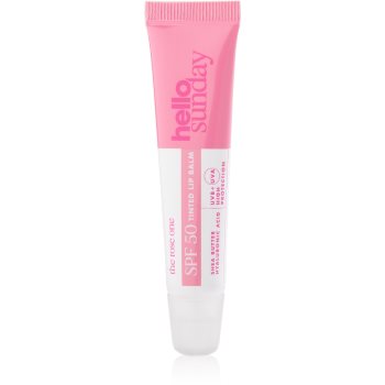 hello sunday the rose one tinted lip balm balsam de buze colorat SPF 50