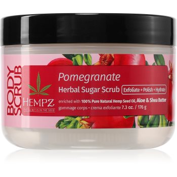 HEMPZ Pomegranate exfoliant pentru corp