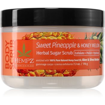 HEMPZ Sweet Pineapple Honey Melon exfoliant pentru corp