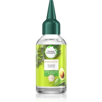 Herbal Essences Essences of Life Avocado Oil & Aloe Ulei nutritiv pentru păr Herbal Essences