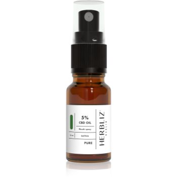 Herbliz Sativa CBD Oil 5% spray de gura cu CBD Herbliz
