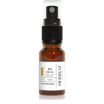 Herbliz classic cbd oil 5% spray de gura cu cbd