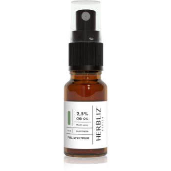 Herbliz Olive Fresh CBD Oil 2,5% spray de gura cu CBD Herbliz imagine noua