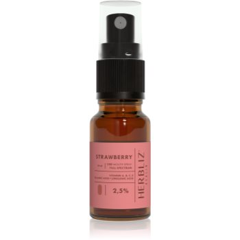 Herbliz Strawberry CBD Oil 2,5% spray de gura cu CBD Herbliz imagine noua