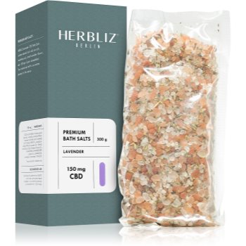 Herbliz cbd bath salts lavender saruri de baie