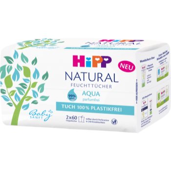 Hipp Babysanft Aqua Natural Servetele umede pentru nou-nascuti si copii