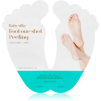 Holika Holika Baby Silky Foot Masca pentru picioare pentru pielea crapata + șosete Holika Holika Cosmetice și accesorii