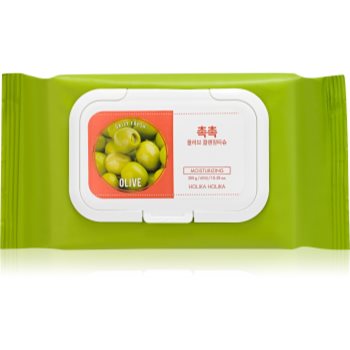 Holika Holika Daily Fresh Olive șervețele demachiante, pentru un machiaj persistent și rezistent la apă Online Ieftin accesorii