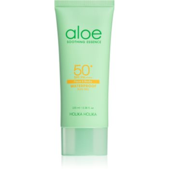 Holika holika aloe soothing essence gel cu protectie solara hidratant spf 50+