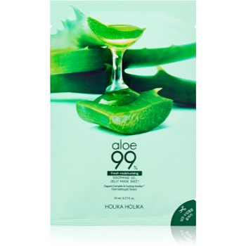 Holika Holika Aloe 99% mască textilă hidratantă Holika Holika imagine noua