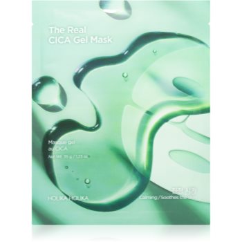 Holika Holika The Real CICA Gel Mask mască textilă calmantă cu efect de hidratare - Sellmag.ro