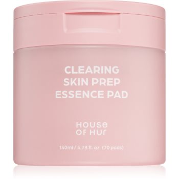 House of Hur Clearing Skin Prep Essence Pad discuri pentru curatare cu efect de hidratare