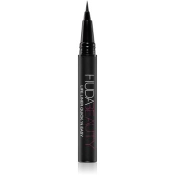 Huda Beauty Life Liner Quick N Easy тонка підводка для очей відтінок Very Vanta (Extreme Black) 0.45 мл