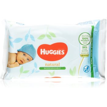 Huggies Natural Biodegradable servetele pentru curatare pentru nou-nascuti si copii Huggies imagine