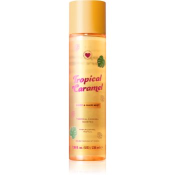 I Heart Revolution Tropical Caramel Body an Hair Mist spray parfumat pentru corp și păr