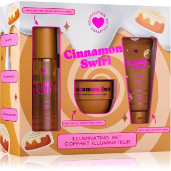 I Heart Revolution Xmas 2025 Cinamon Swirl set cadou de Crăciun pentru corp pentru femei
