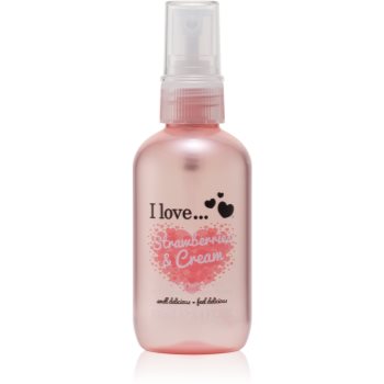 I love… Strawberries & Cream spray de corp racoritor I love... imagine noua