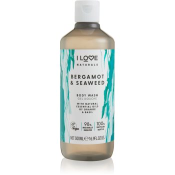I Love Naturals Bergamot & Seaweed gel parfumat pentru duș