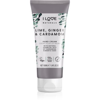 I Love Naturals Lime, Ginger & Cardamom crema de maini