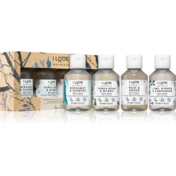 I love... natural shower collection set cadou (in dus)