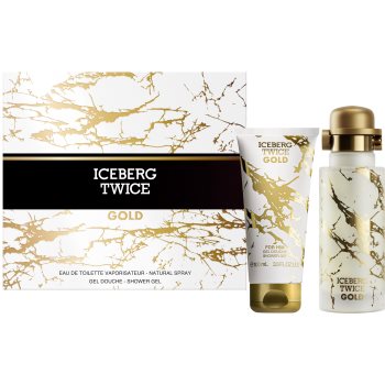 Iceberg Twice Gold set cadou pentru bărbați