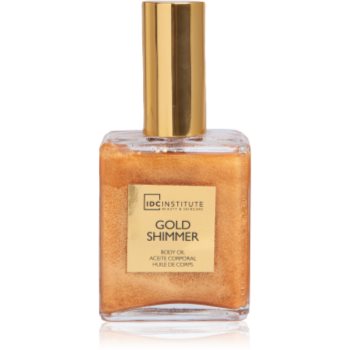 IDC Institute Gold Shimmer ulei uscat de corp cu efect bronzant