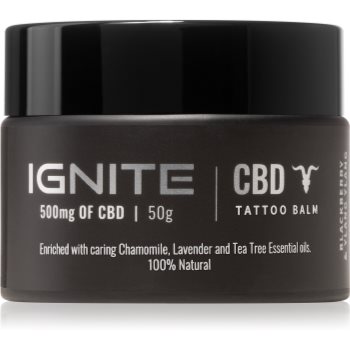 Ignite CBD Camomile, Lavender & Tea Tree 500mg balsam pentru îngrijirea tatuajelor proaspete