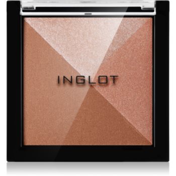 Inglot Multicolour System Highlighting & Bronzing Powder paleta bronzare si stralucire