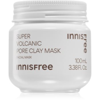innisfree Super Volcanic Pore Clay Mask masca facială pentru curatarea tenului pentru netezirea pielii si inchiderea porilor